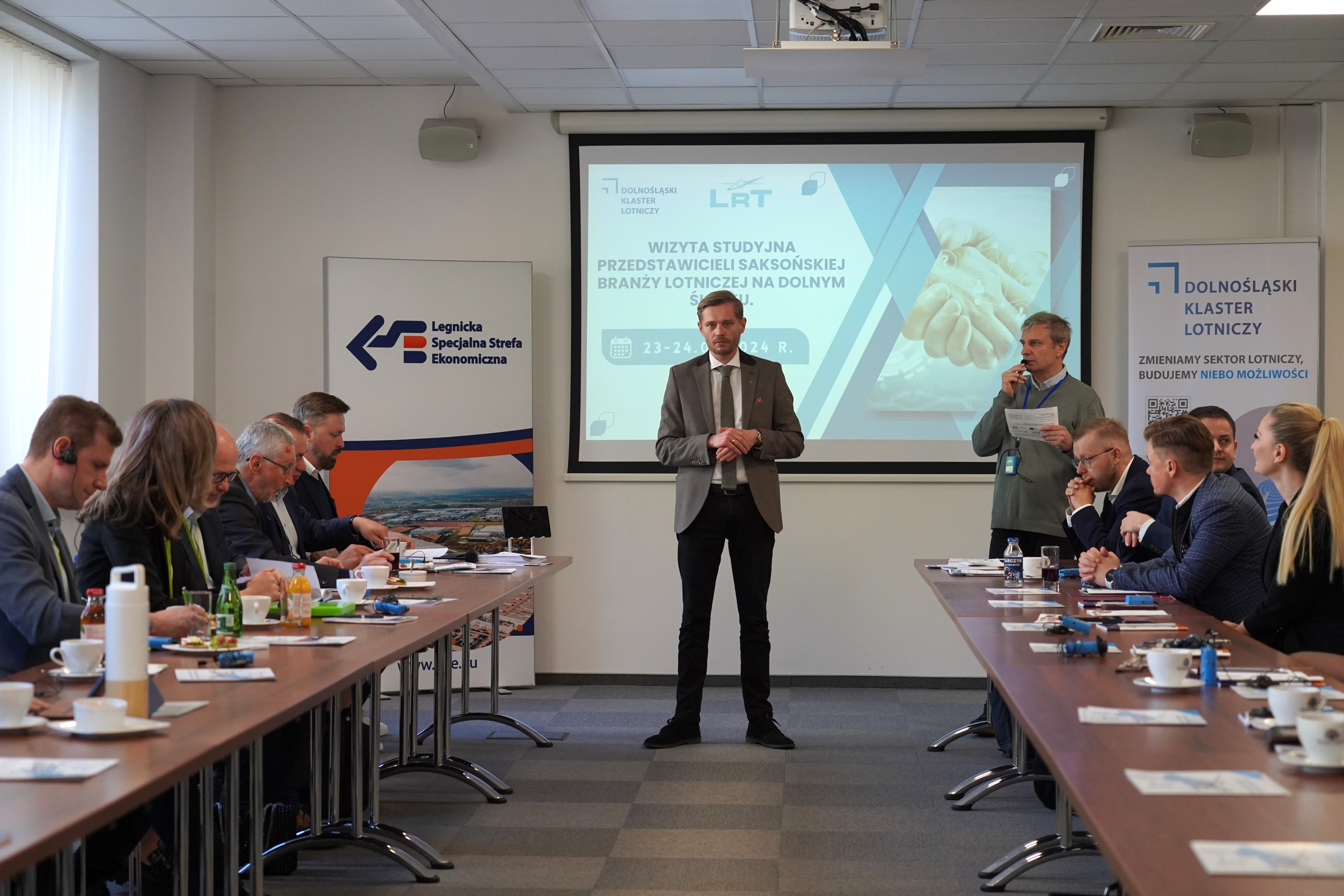 Visit of aerospace industry representatives from Saxony