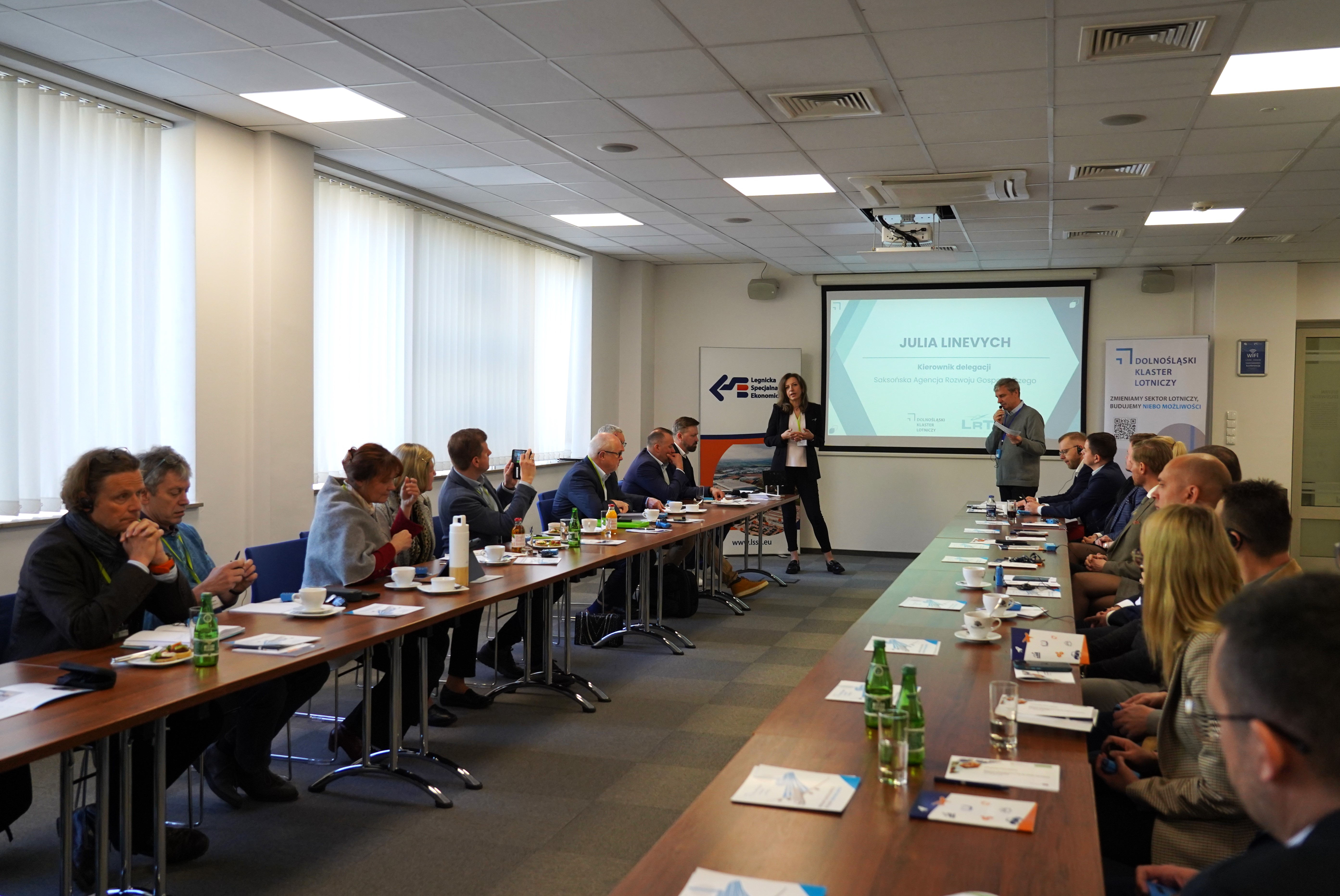Visit of aerospace industry representatives from Saxony