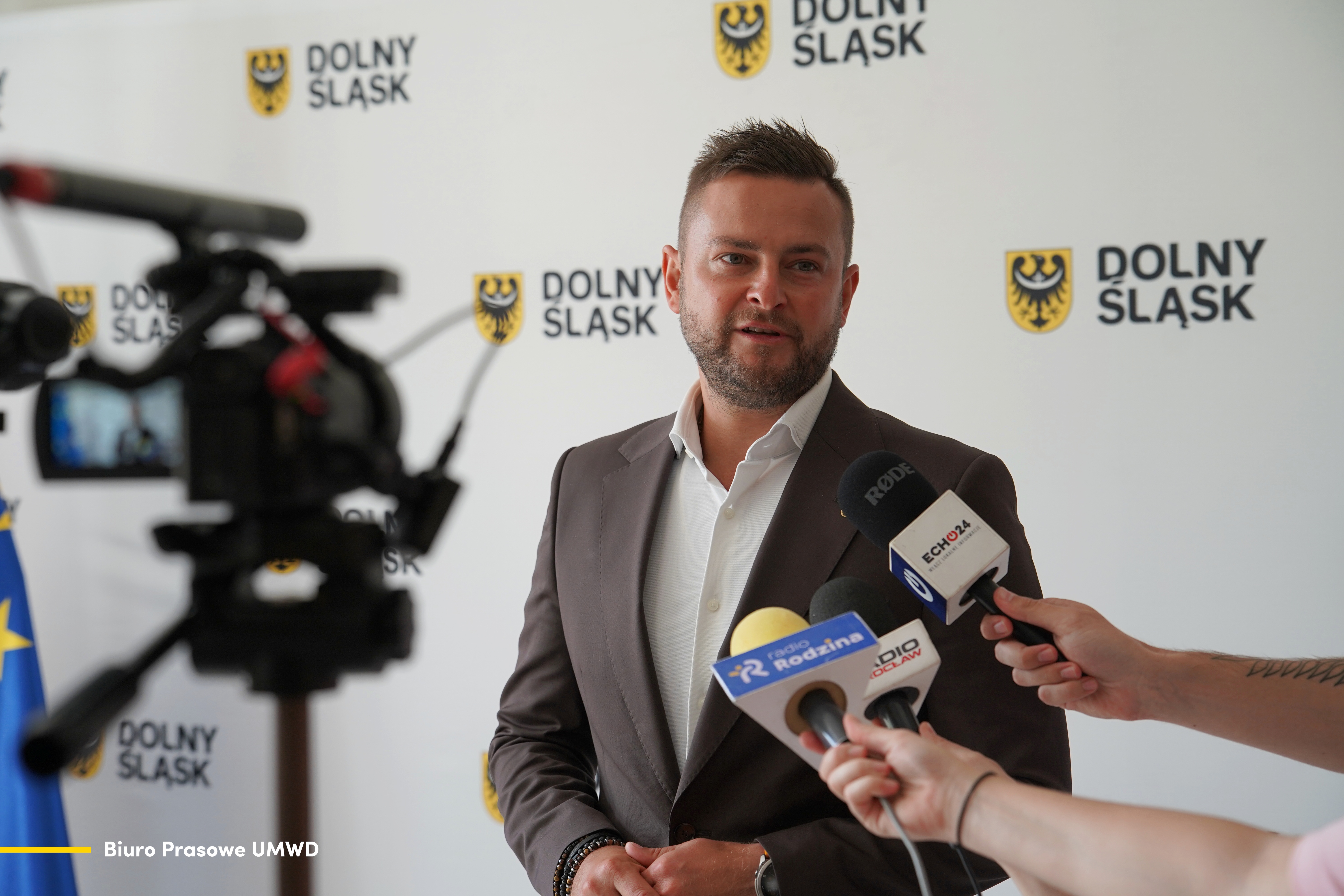 Konferencja prasowa poświęcona konkursowi „Z Dolnego Śląska w świat”