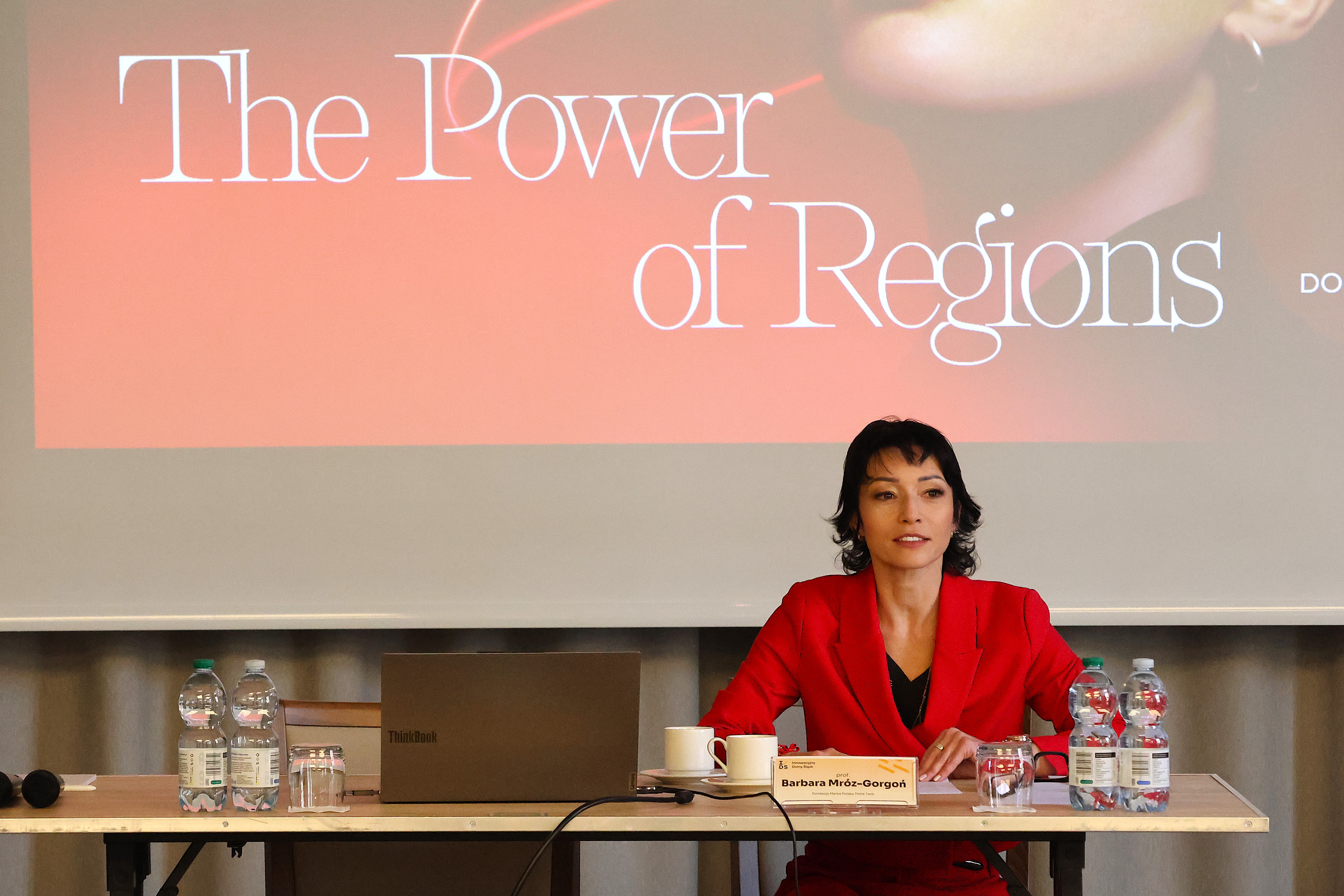 Barbara Mróz-Gorgoń (Fundacja Think Tank Marka Polska) podczas spotkania Grupy Ekspertów ds. DSI 2030