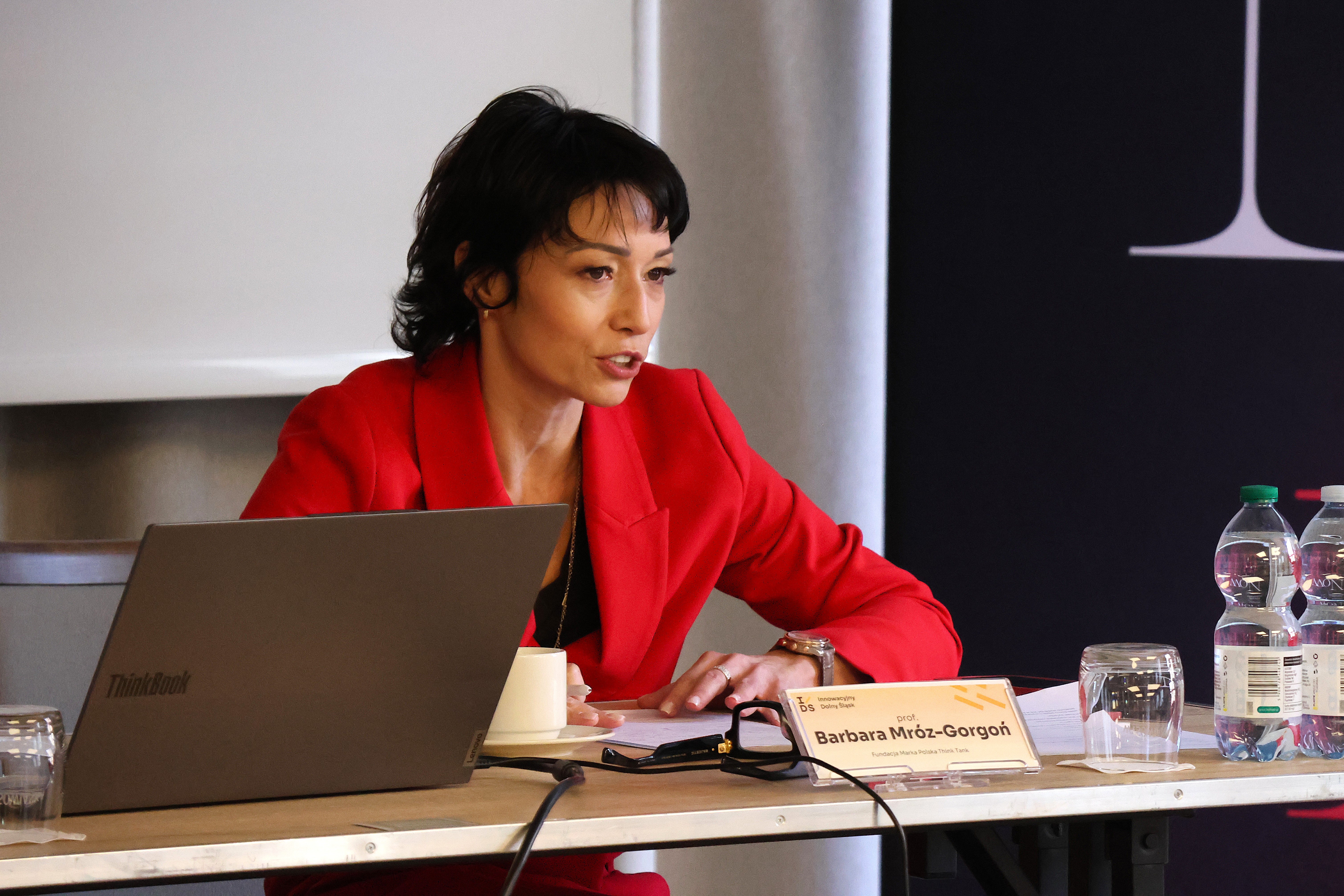 Barbara Mróz-Gorgoń (Fundacja Think Tank Marka Polska) podczas spotkania Grupy Ekspertów ds. DSI 2030