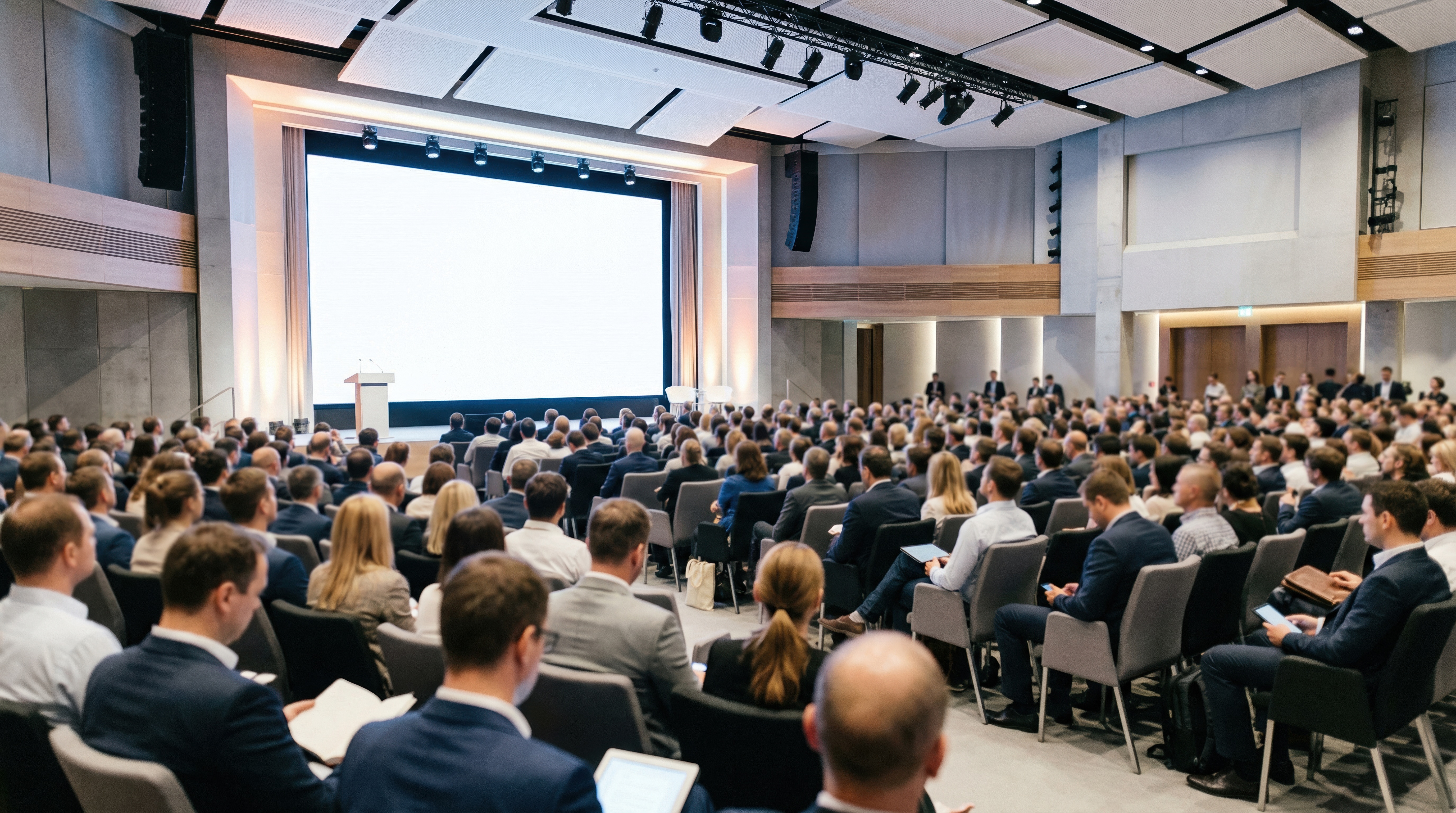 Słuchacze na konferencji