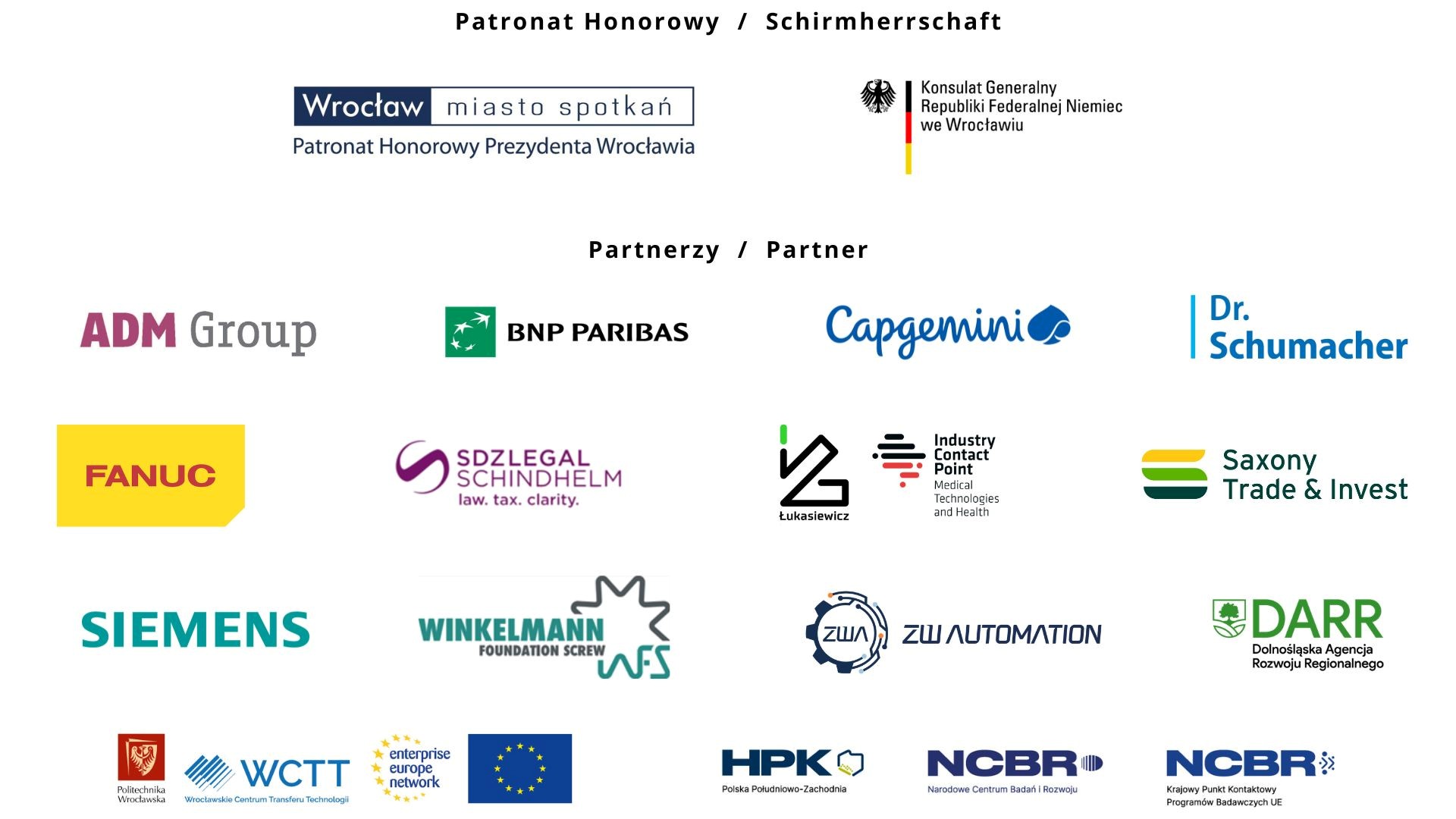 Patronat i partnerzy wydarzenia