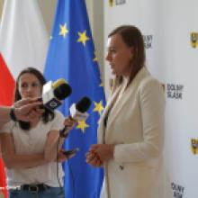 Konferencja prasowa poświęcona konkursowi „Z Dolnego Śląska w świat”