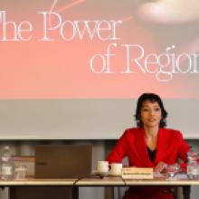 Barbara Mróz-Gorgoń (Fundacja Think Tank Marka Polska) podczas spotkania Grupy Ekspertów ds. DSI 2030