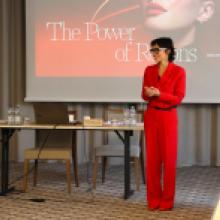 Barbara Mróz-Gorgoń (Fundacja Think Tank Marka Polska) podczas spotkania Grupy Ekspertów ds. DSI 2030